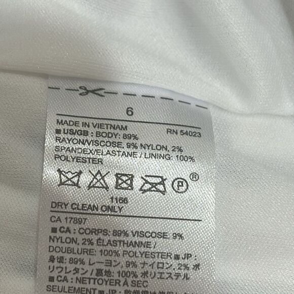 NEW! Banana Republic Factory Navy & White Stripe Knit Midi Dress - 6 - Picture 9 of 12